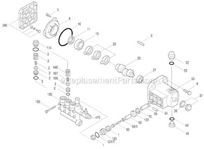 Page A Diagram and Parts List for PCH2800C  Porter Cable Pressure Washer